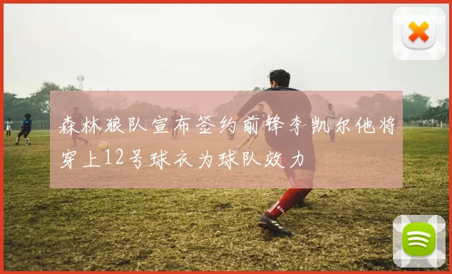 森林狼队宣布签约前锋李凯尔他将穿上12号球衣为球队效力